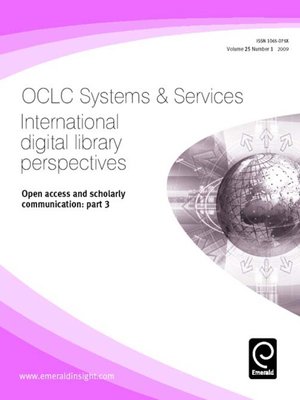 cover image of OCLC Systems & Services: International Digital Library Perspectives, Volume 25, Issue 1